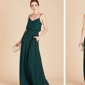 Chiffon Emerald Birdy Grey Gwennie Dress